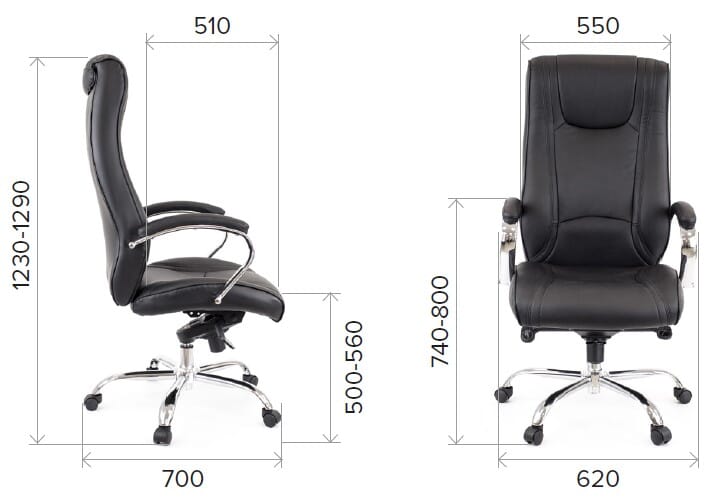 Кресло для руководителя Everprof King M фото 4