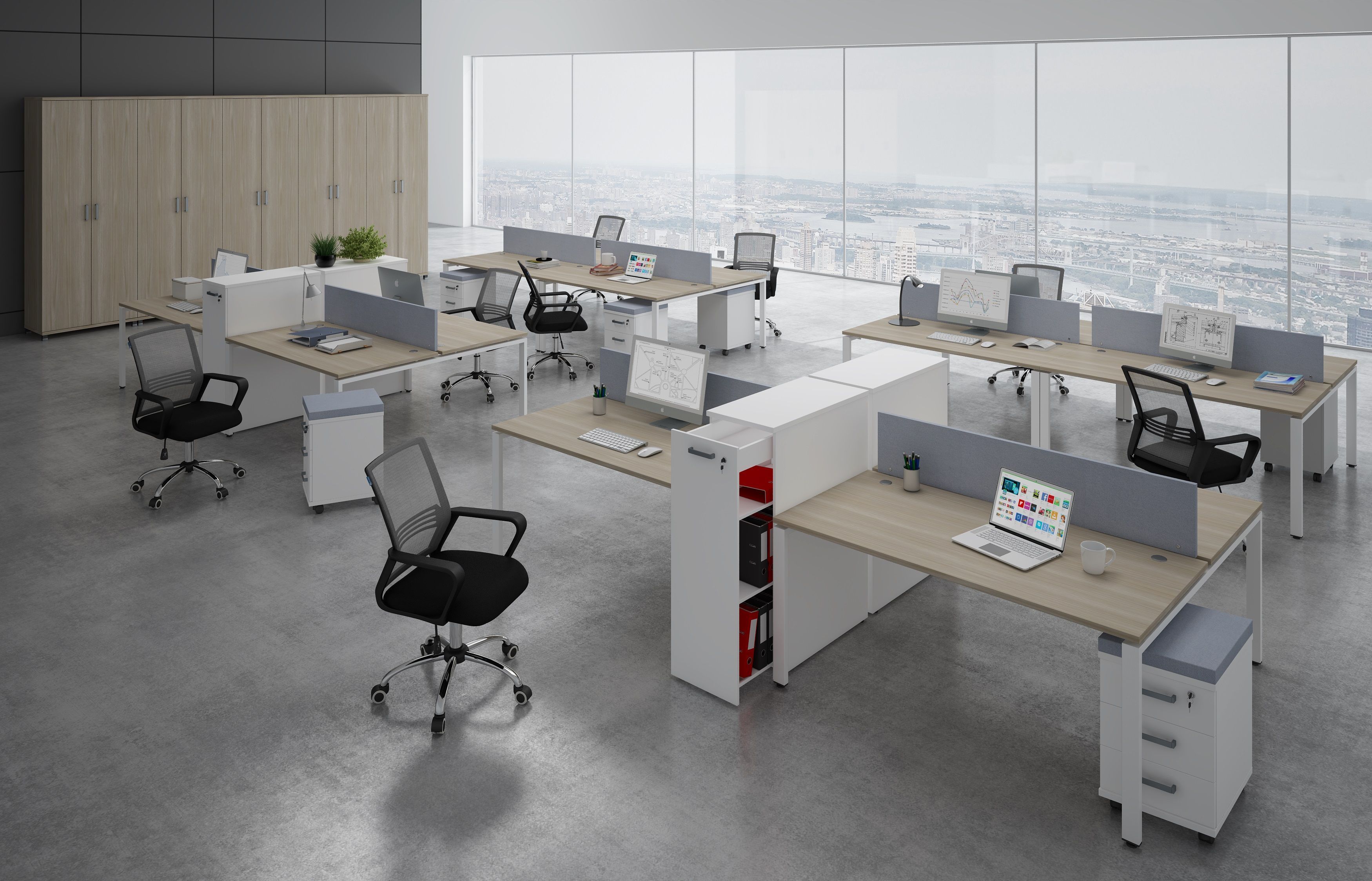 Барьер Фронтальный 6БР.306.3 для сдвоенных столов фото 1