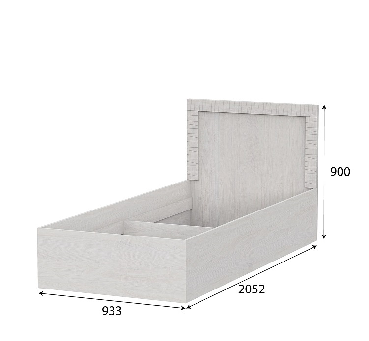 Кровать одинарная Гамма 20 фото 1