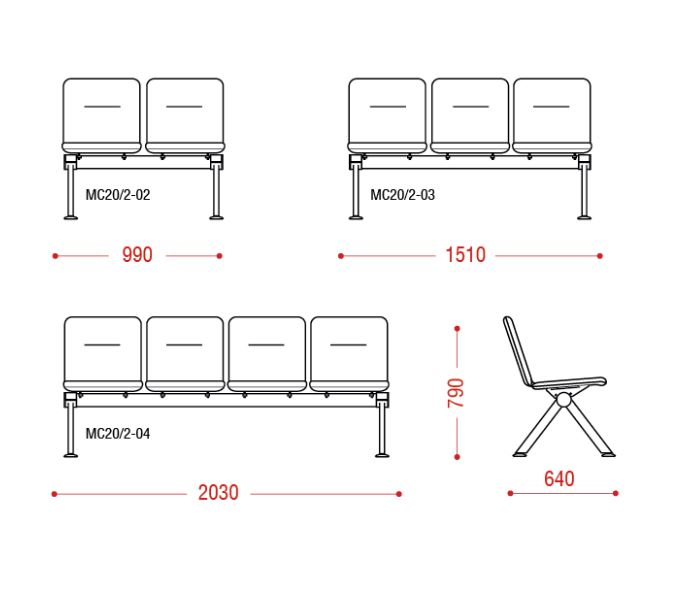 Трехместная секция Вектор БП фото 2