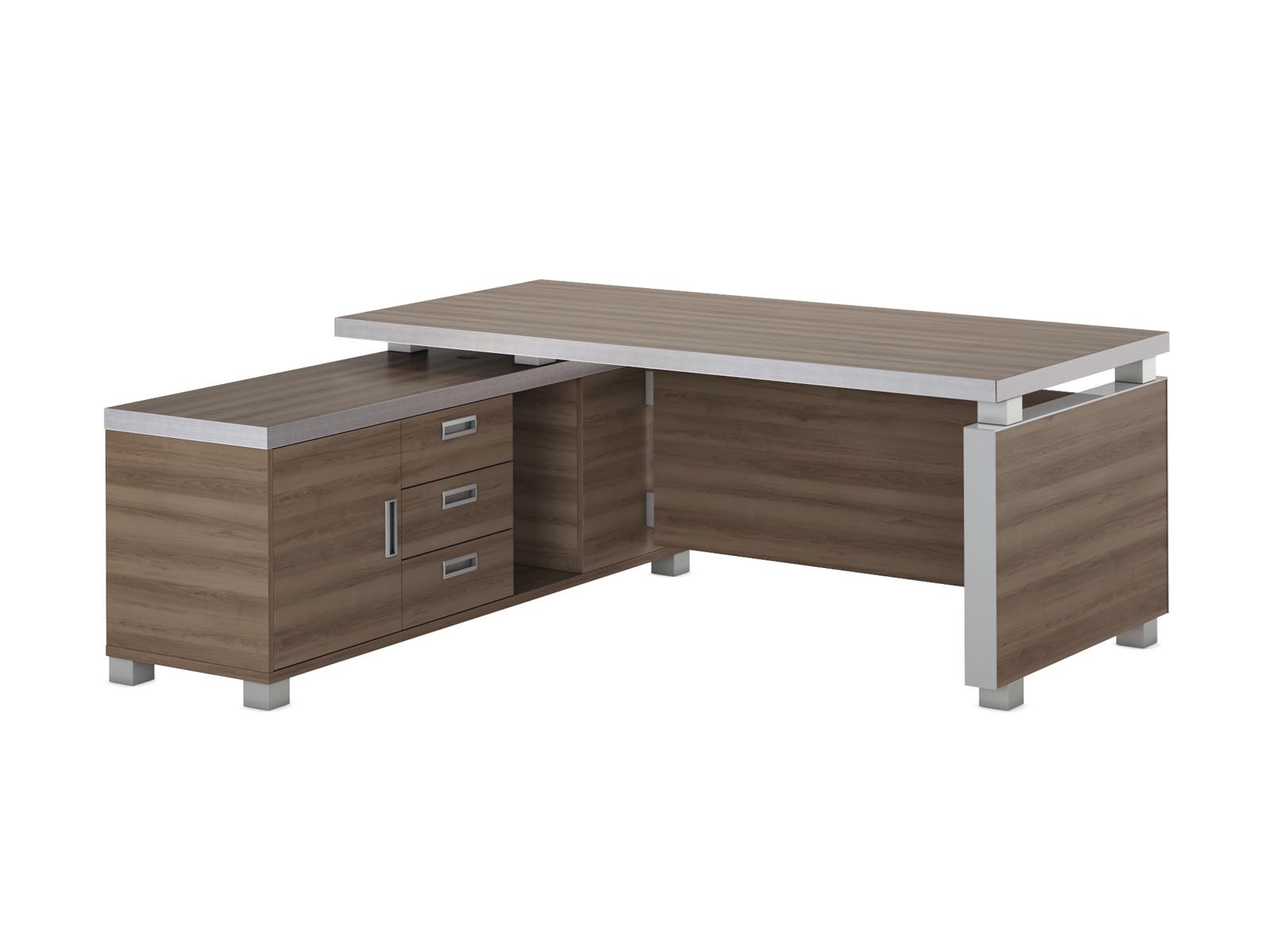 Стол руководителя с тумбой EDV205 фото 1