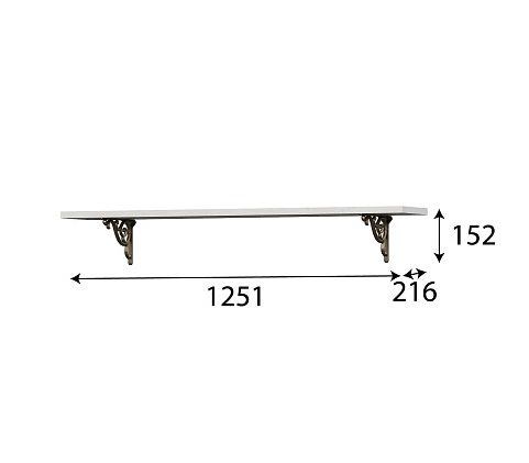 Полка навесная ПЛН-108 фото 1