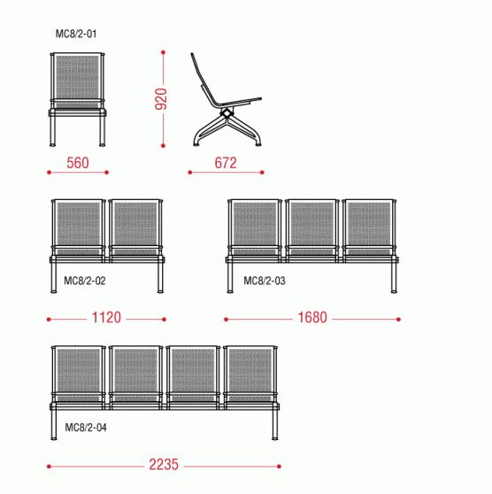 Четырехместная секция Aero БП без МЭ фото 2