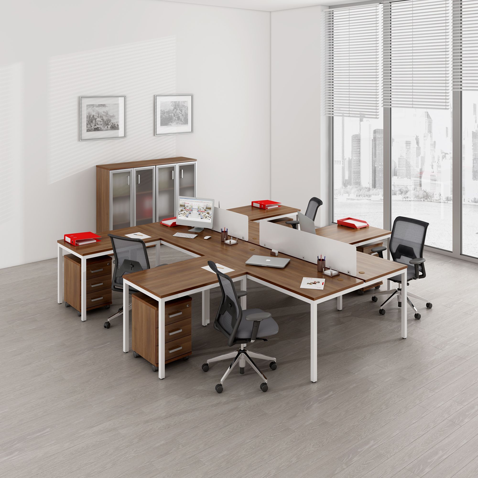 Барьер Боковой 6БР.040.1 для столов ЛДСП и с сечением 50х50/60х30 фото 2