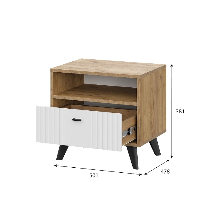 Тумба прикроватная Милан фото 1