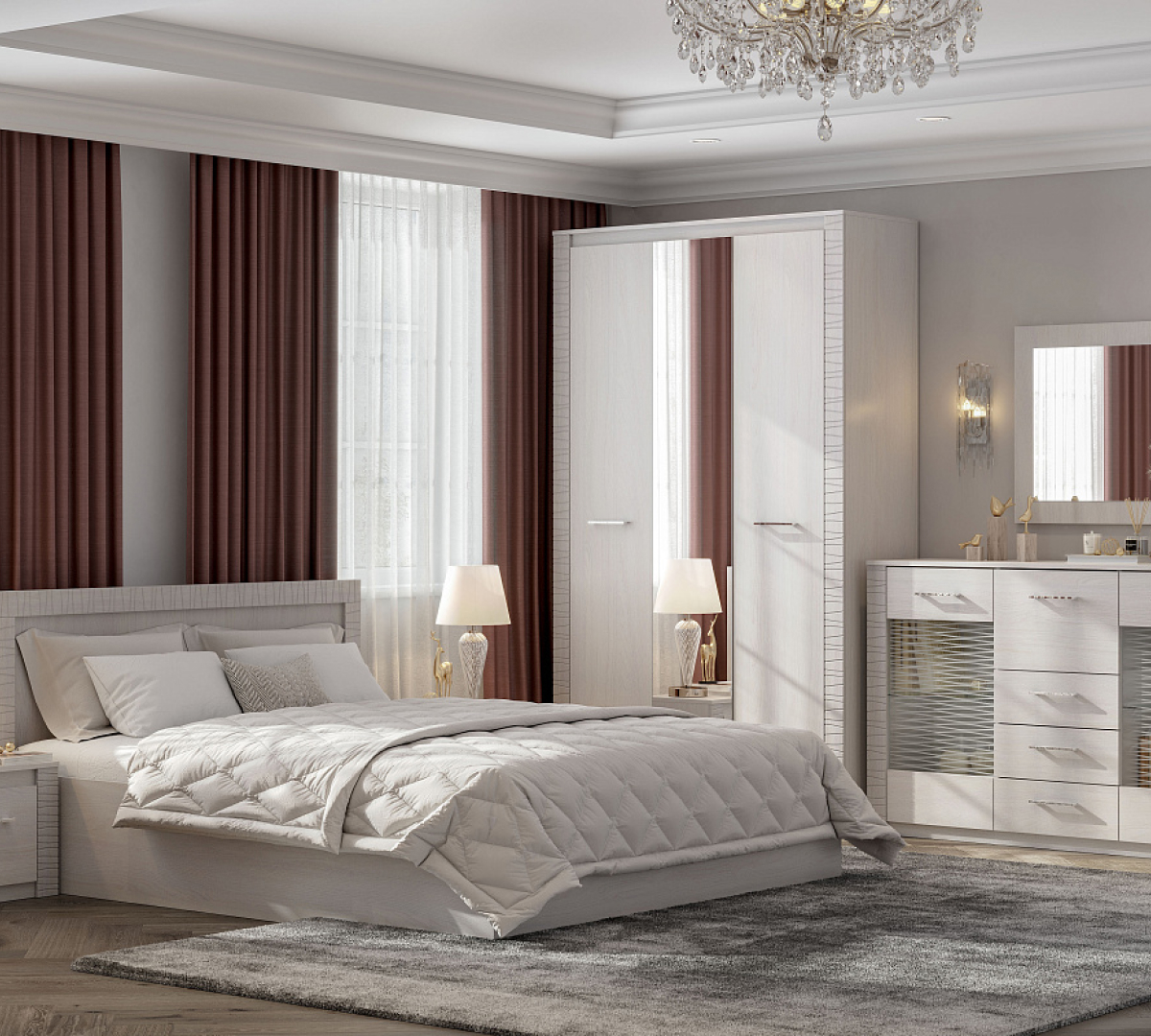 Спальни Серии Гамма 20 фото 0