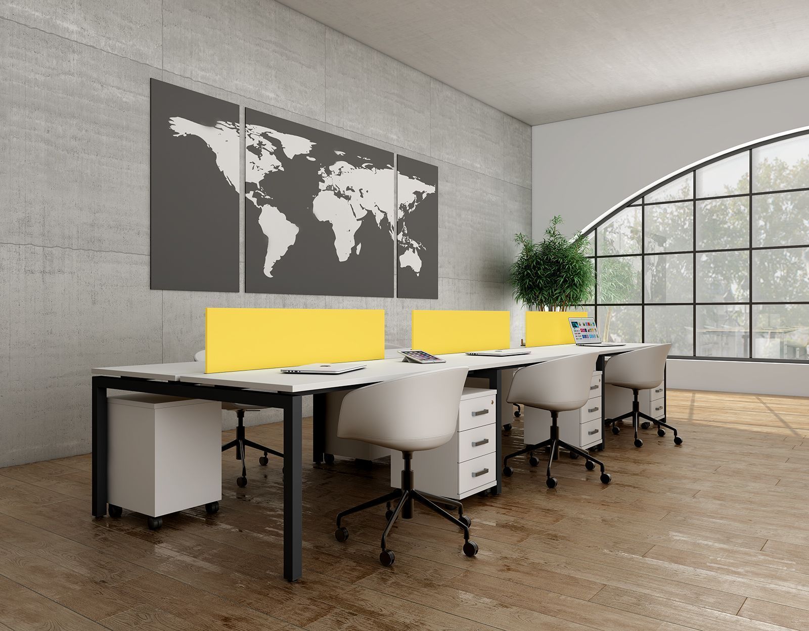 Барьер Боковой 6БР.304.4 для сдвоенных столов фото 2