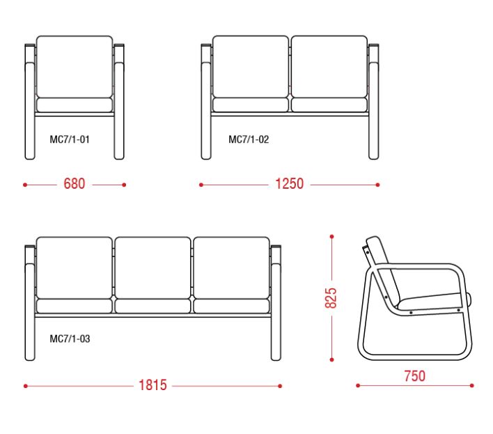 Двухместная секция Тулуза фото 2