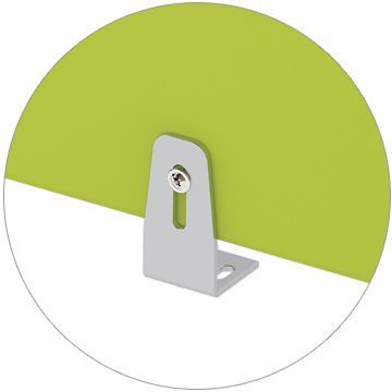 Барьер Боковой 6БР.040.1 для столов ЛДСП и с сечением 50х50/60х30 фото 5