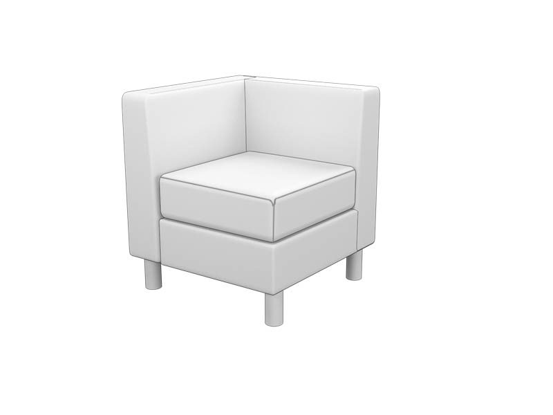 Угловой элемент 90 Домино DmC фото 0