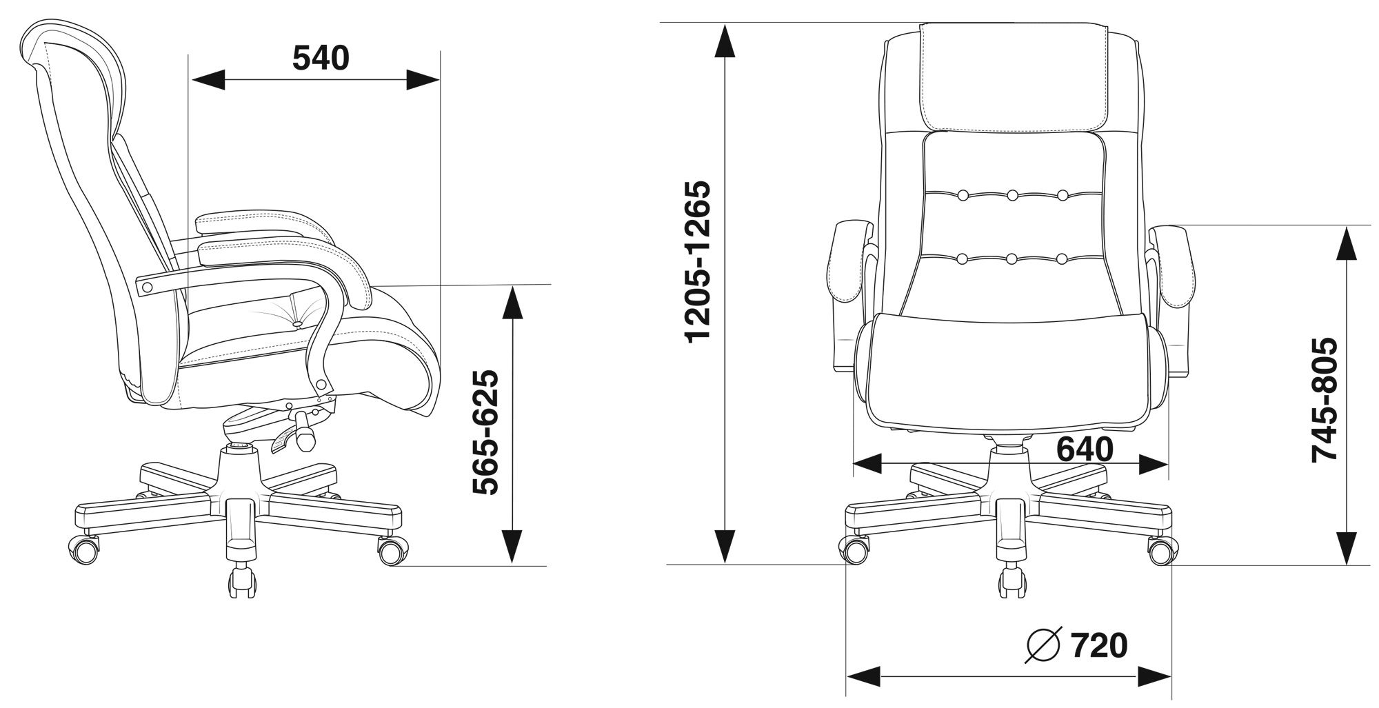 Кресло для руководителя Бюрократ T-9926WALNUT фото 5