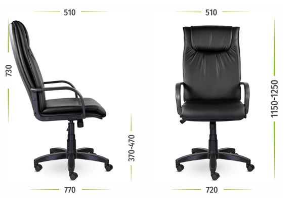 Кресло для руководителя UTFC Артекс B ПЛАСТИК фото 5