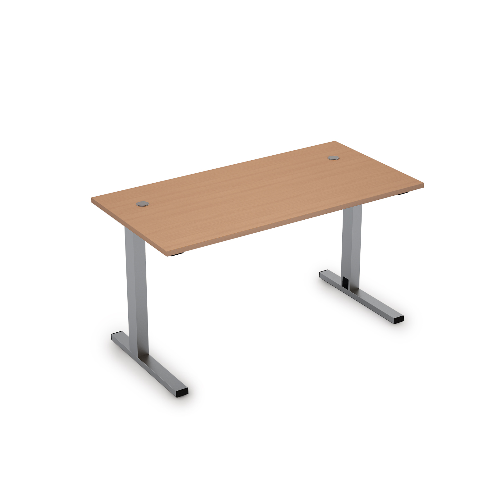 Стол прямой с кабель-каналом (L-опора) 2МLК.067 фото 4