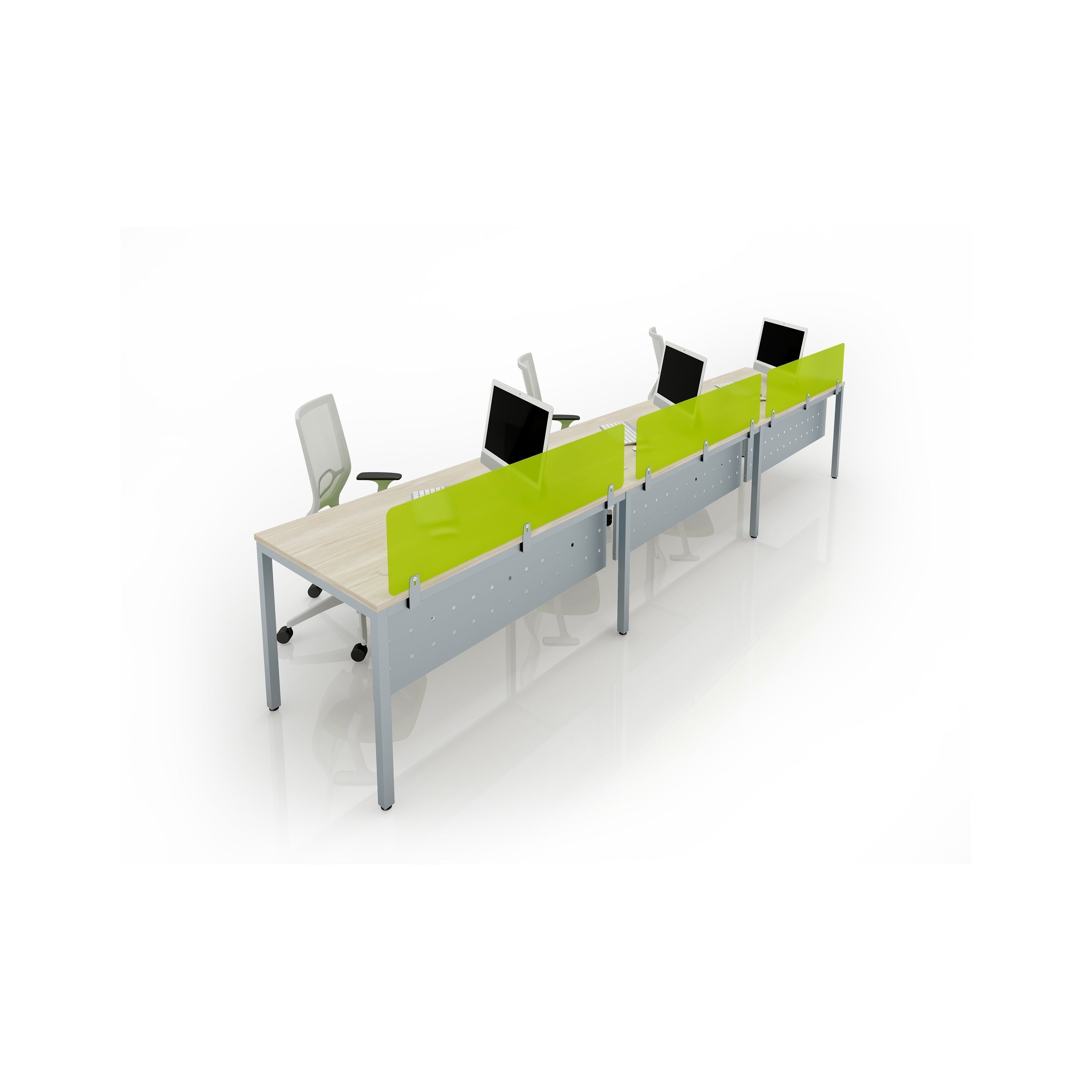 Барьер Боковой 6БР.040.1 для столов ЛДСП и с сечением 50х50/60х30 фото 4