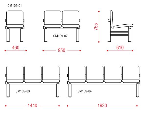Трехместная секция Терра М фото 2