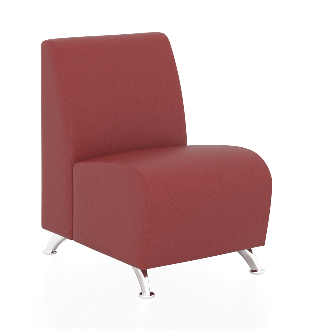 Прямой 1-местный модуль Интер Хром ИХ1 фото 0