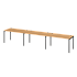 Бенч линейный на 3 рабочих места АМБЛ-002-3 фото 0