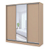Шкаф-купе 3-дверный со штангой и полками (база 1) фото 1