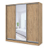 Шкаф-купе 3-дверный со штангой и полками (база 1) фото 1