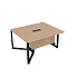 Стол-квадрат бенч, начальный модуль 16СКН.122 фото 0
