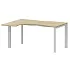 Стол эргономичный на П-м/каркасе Аргентум фото 0