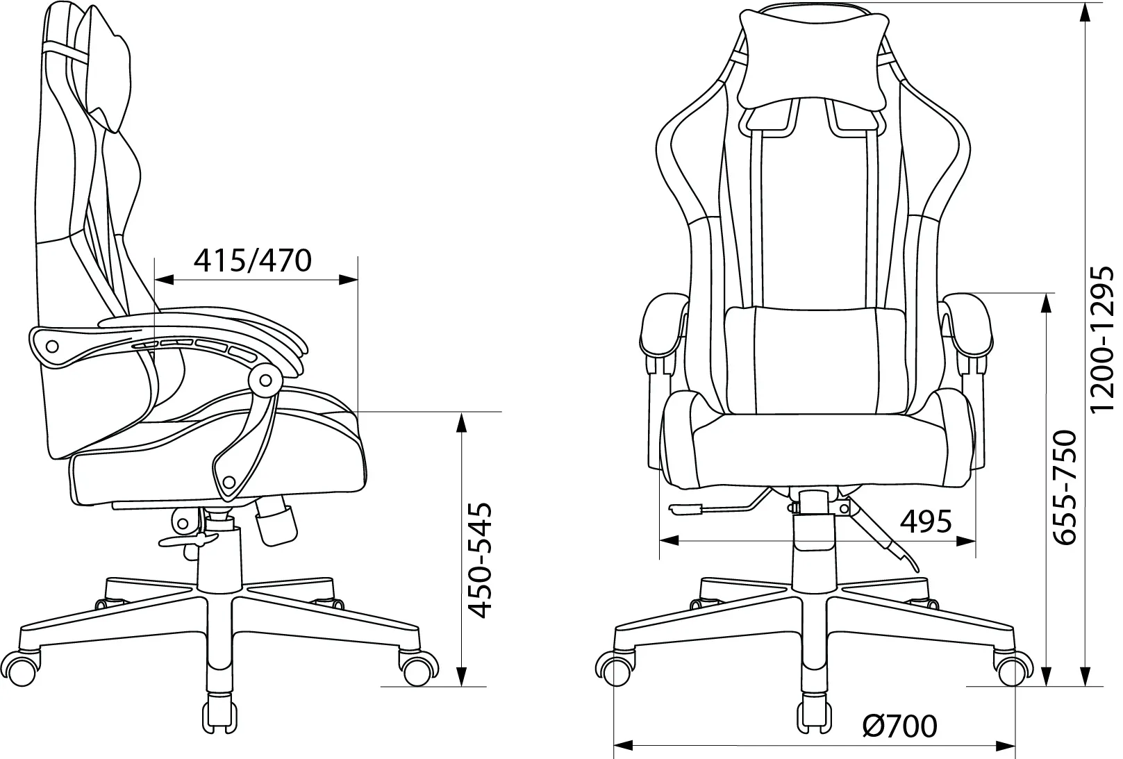 Игровое кресло Бюрократ Zombie GAME TETRA фото 5