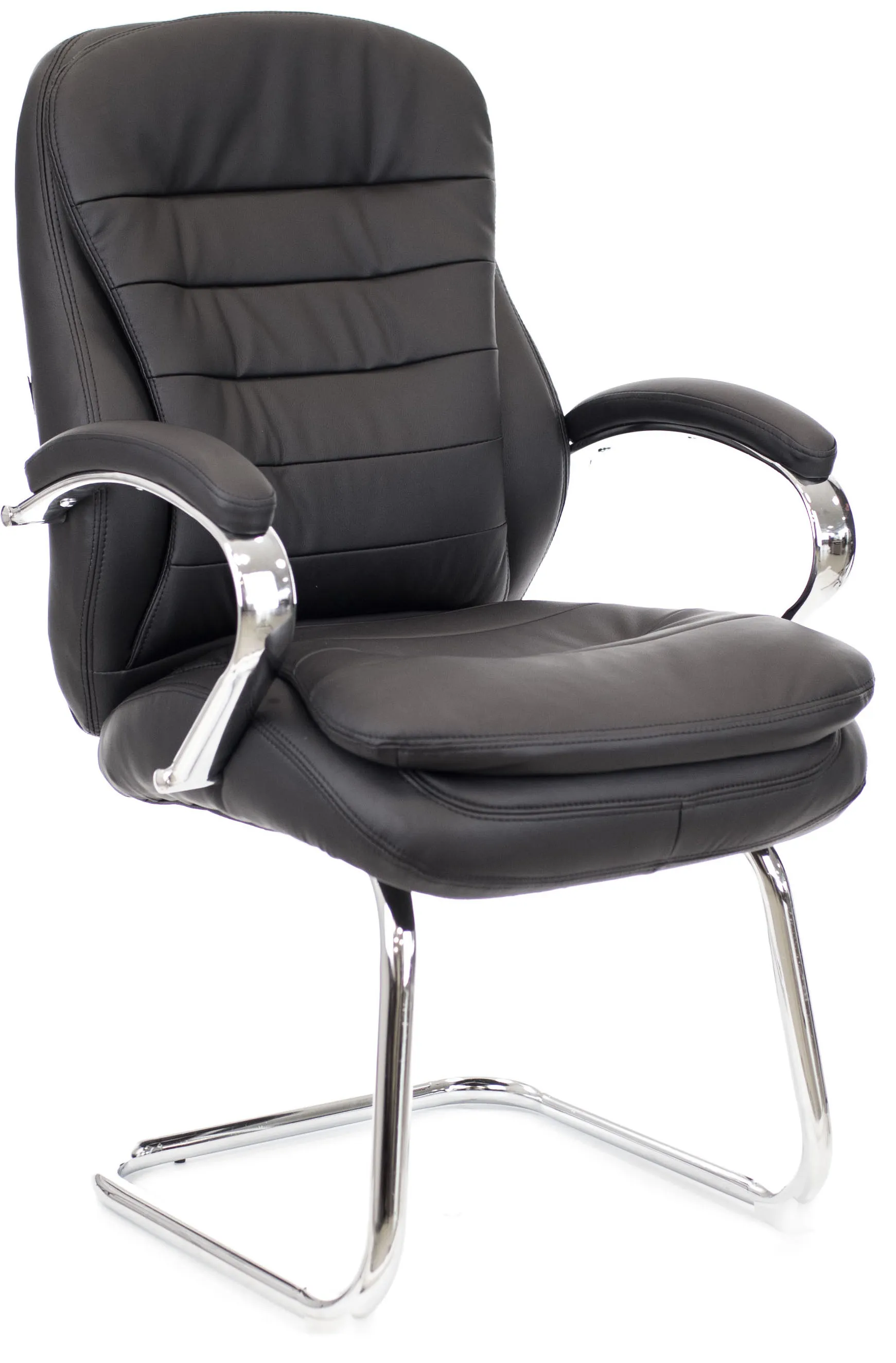 Кресло для посетителя Everprof Valencia CF Экокожа фото 3