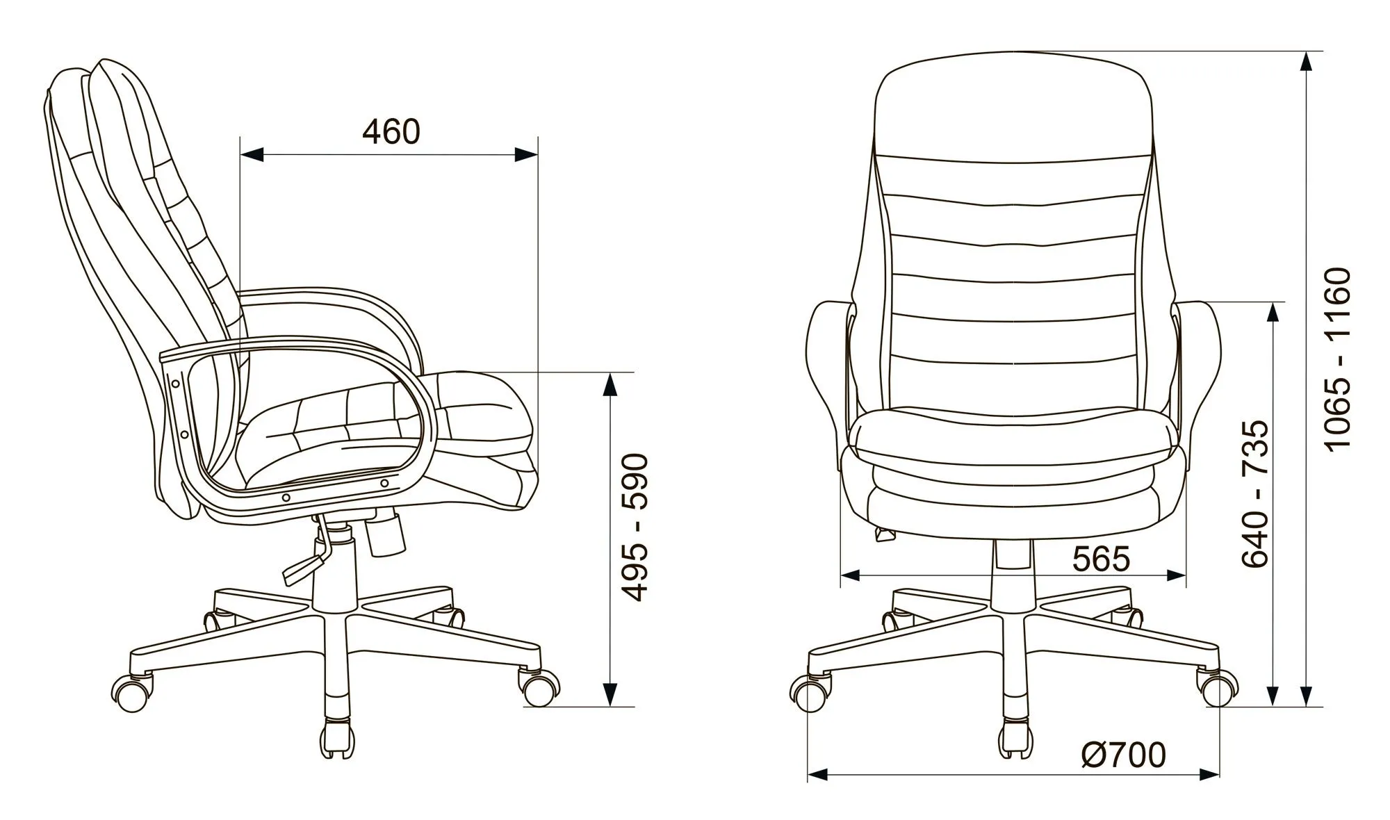 Кресло для руководителя Бюрократ T-9950PL фото 5