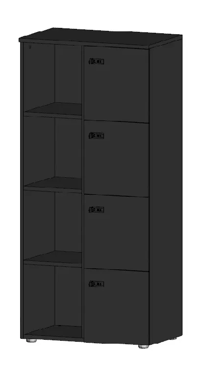 Шкаф локер + стеллаж с кодовым замком MP524 фото 0