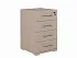 Тумба опорная 4 ящика JNO202 фото 0
