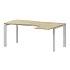 Стол эргономичный на П-м/каркасе Аргентум фото 0