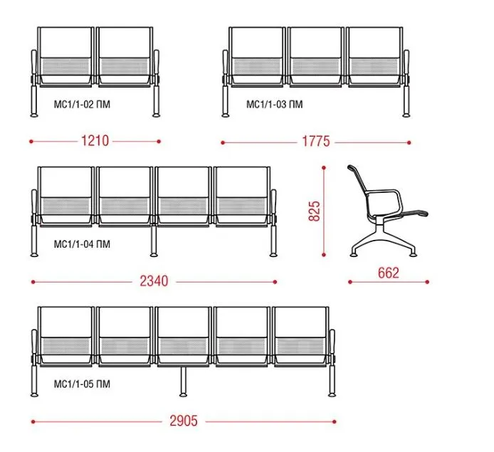 Трехместная секция Флайт+ 2П фото 2