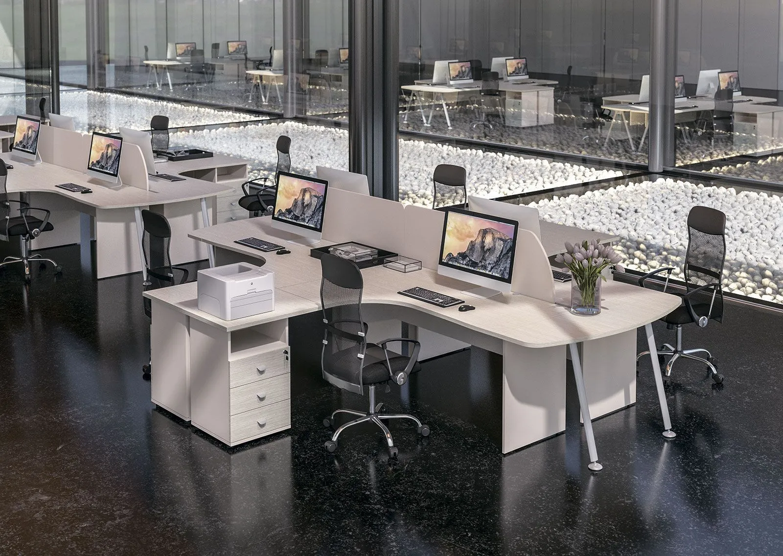 Стол эргономичный Гамма (прямые углы) фото 3