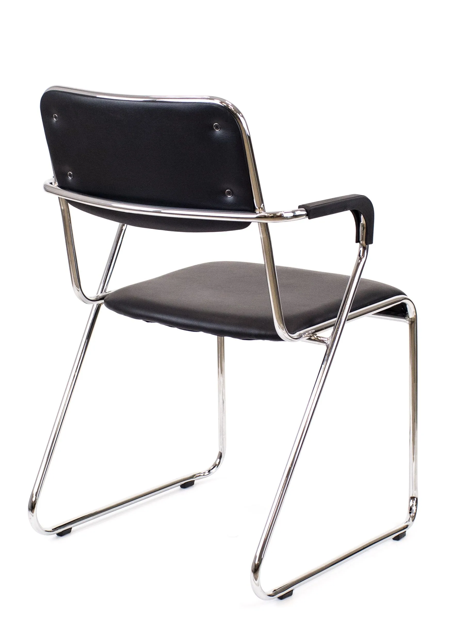 Кресло для посетителя Everprof Fix Plus Chrome Экокожа фото 2