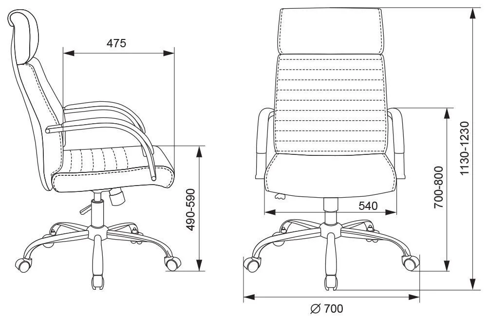 Кресло для руководителя Бюрократ T-8010N фото 4