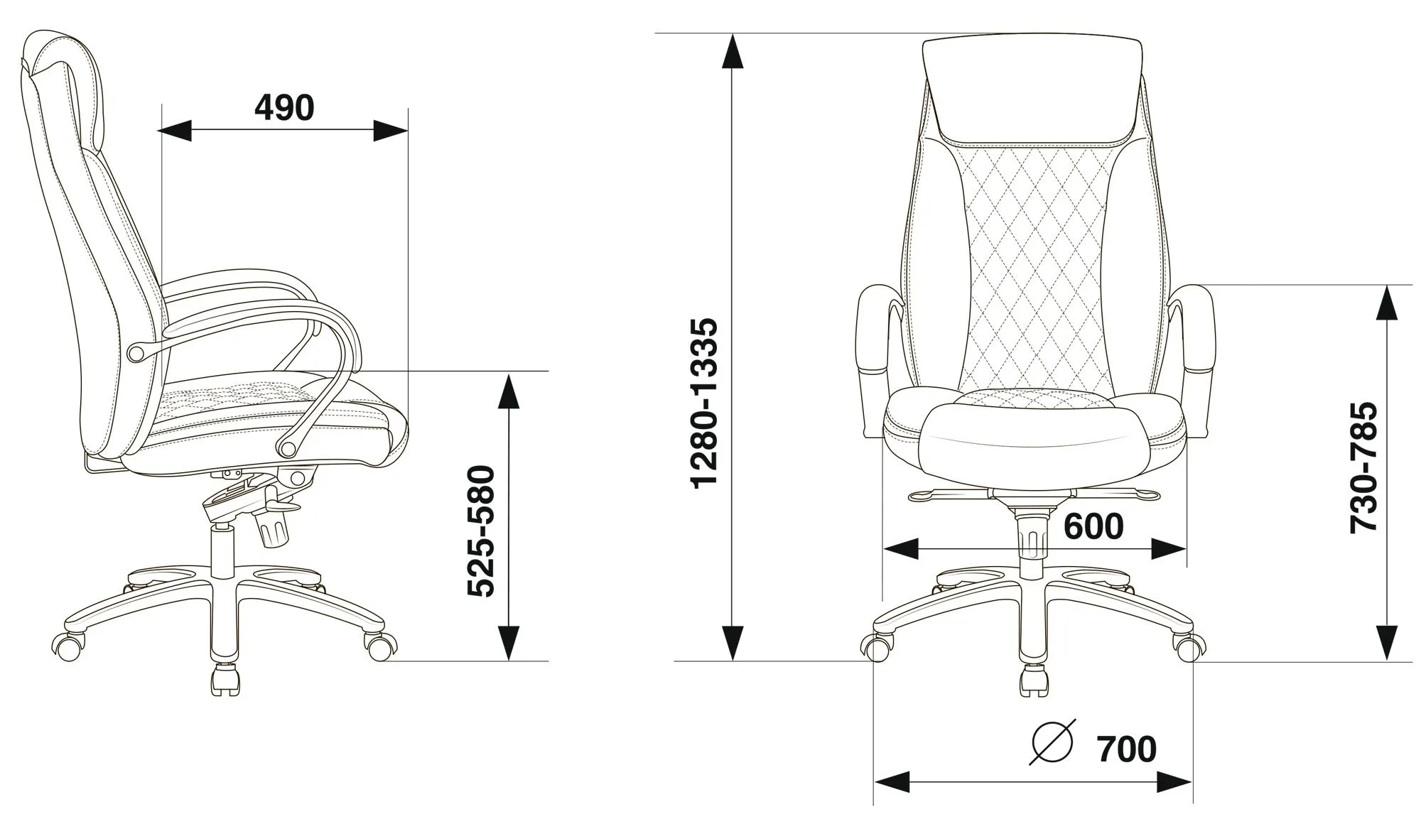 Кресло для руководителя Бюрократ T-9924SL фото 5