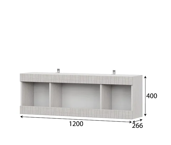 Полка навесная 1200 Гамма 20 фото 1