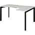 Стол эргономичный на П-м/каркасе Аргентум фото 0