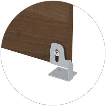 Барьер Боковой 6БР.004.4 для сдвоенных столов 50х50/60х30 фото 2