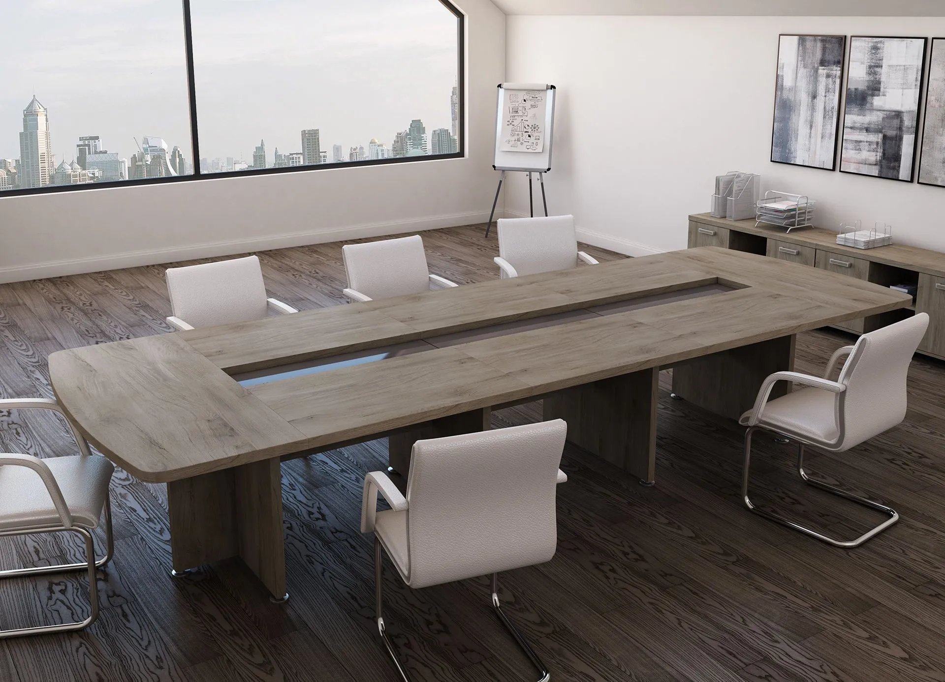 Окончание стола для переговоров К-965 фото 2