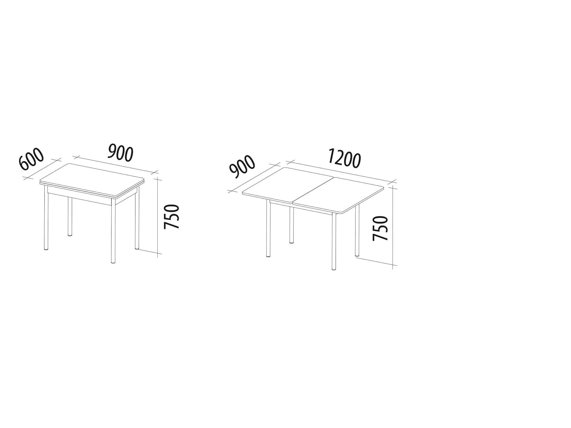 Стол обеденный Орфей 1.2 фото 4