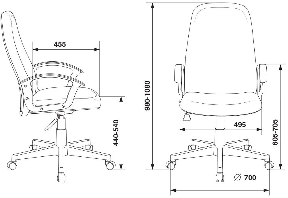 Кресло для руководителя Бюрократ CH-808LT фото 4