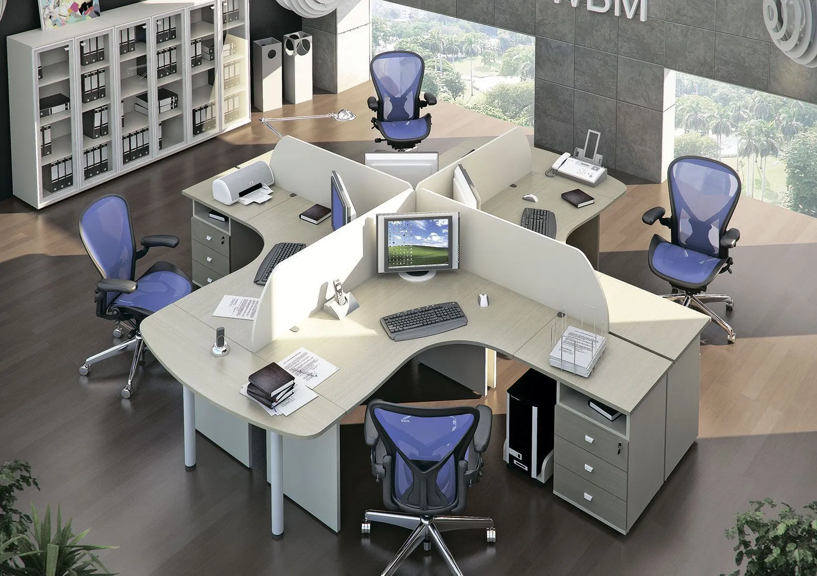 Стол эргономичный Гамма (прямые углы) фото 2