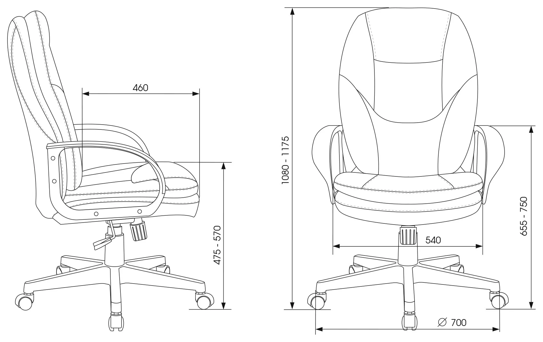 Кресло для руководителя Бюрократ CH-868LT фото 7