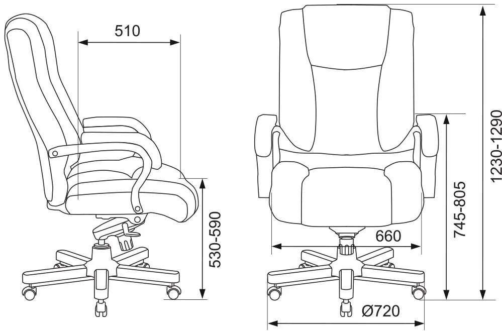 Кресло для руководителя Бюрократ T-9925WALNUT фото 6