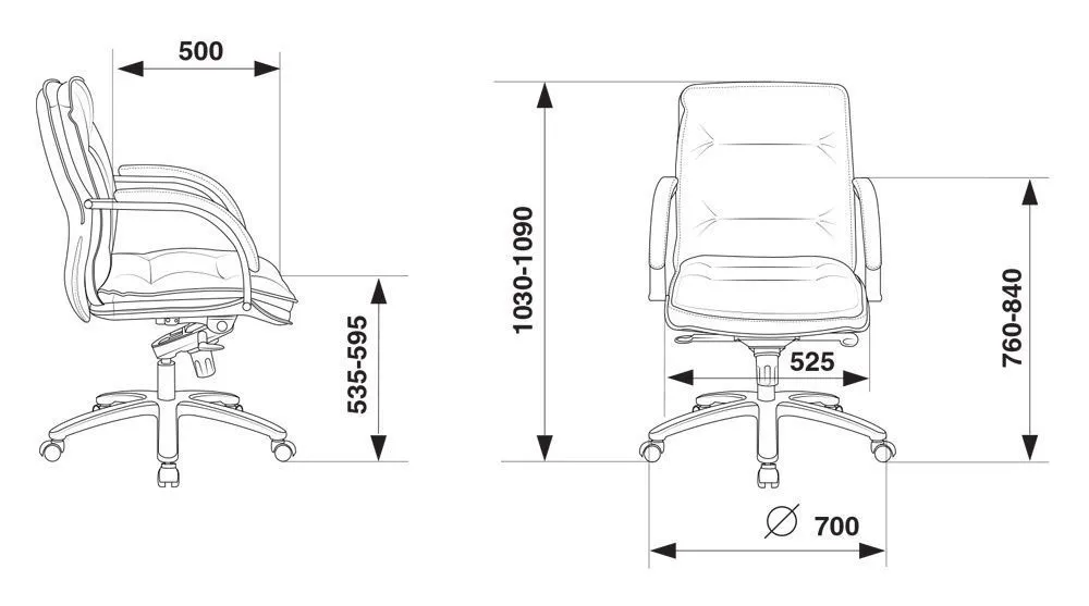 Кресло для руководителя Бюрократ T-9927SL-LOW фото 7
