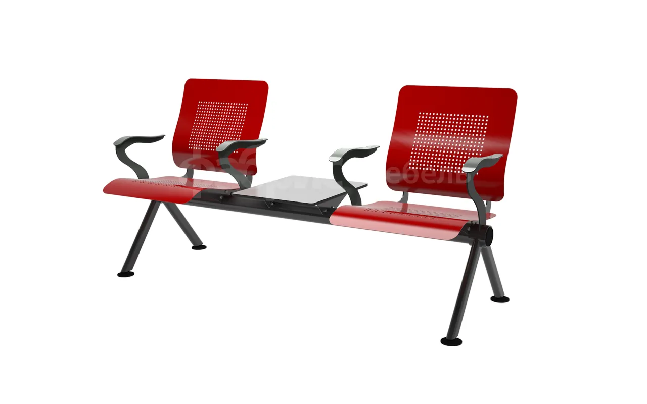 Трехместная секция Lucky 4П со столиком фото 0