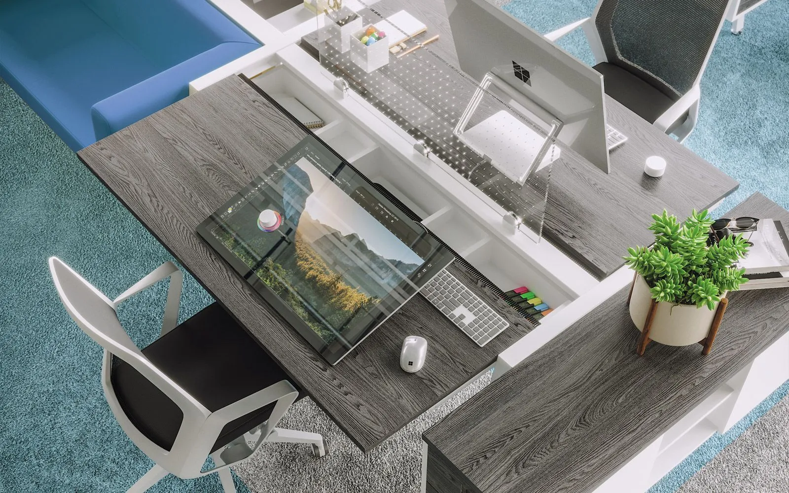 Подстольный лоток Z-7 фото 2