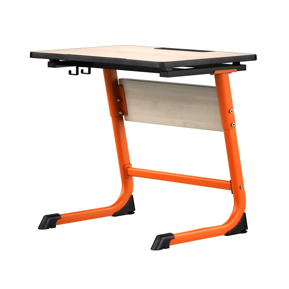 Стол ученический с наклоном столешницы «Оптима» 1-местный, регулируемый 5-7 группа фото 1