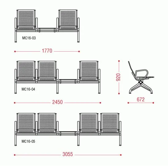 Четырехместная секция Aero со столиком без МЭ фото 2